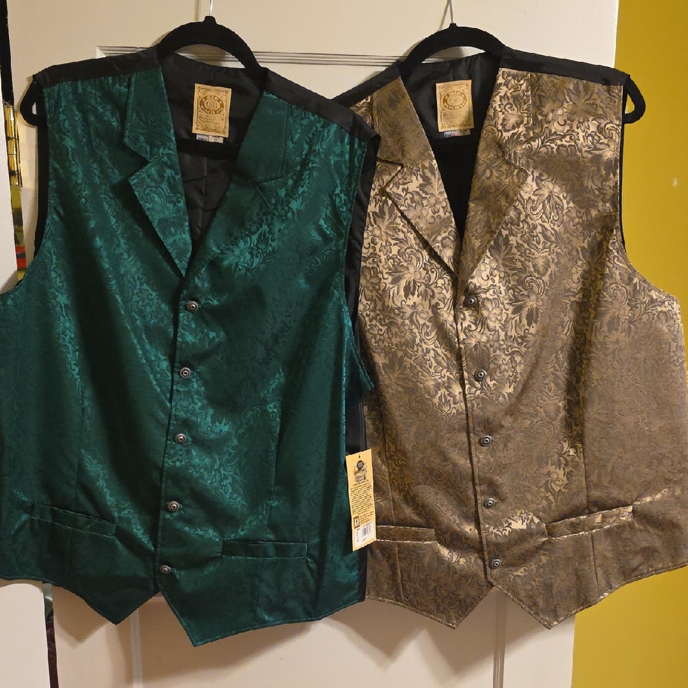 WAHMAKER 100% Silk Single Breast Vest